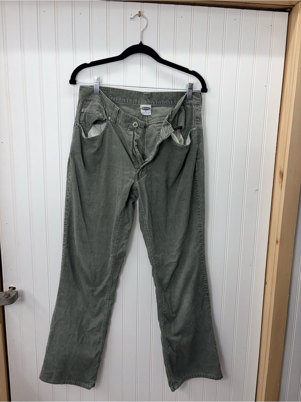 Old Navy Olive Green Boot Cut low rise corduroy Jeans